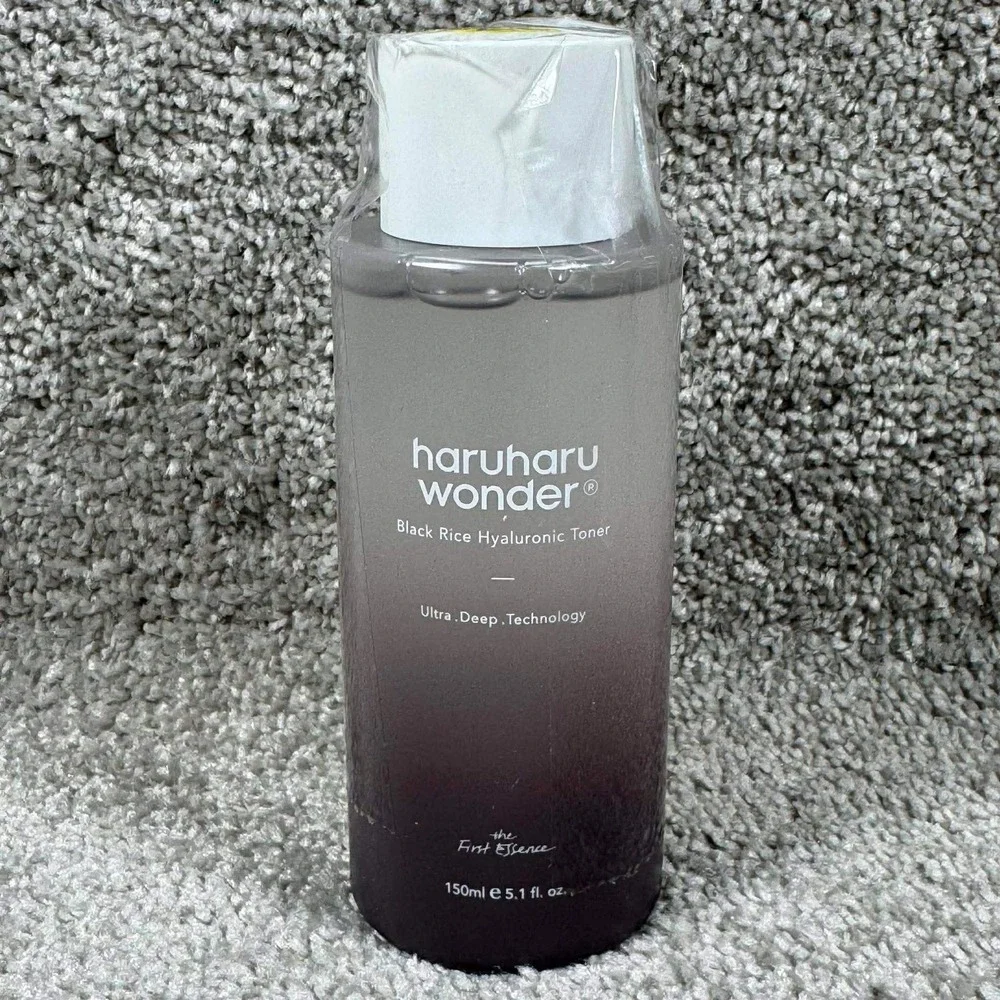 Haruharu Wonder Black Rice‎ Hyaluronic Toner Hydrating Vegan 150ml 5.1oz